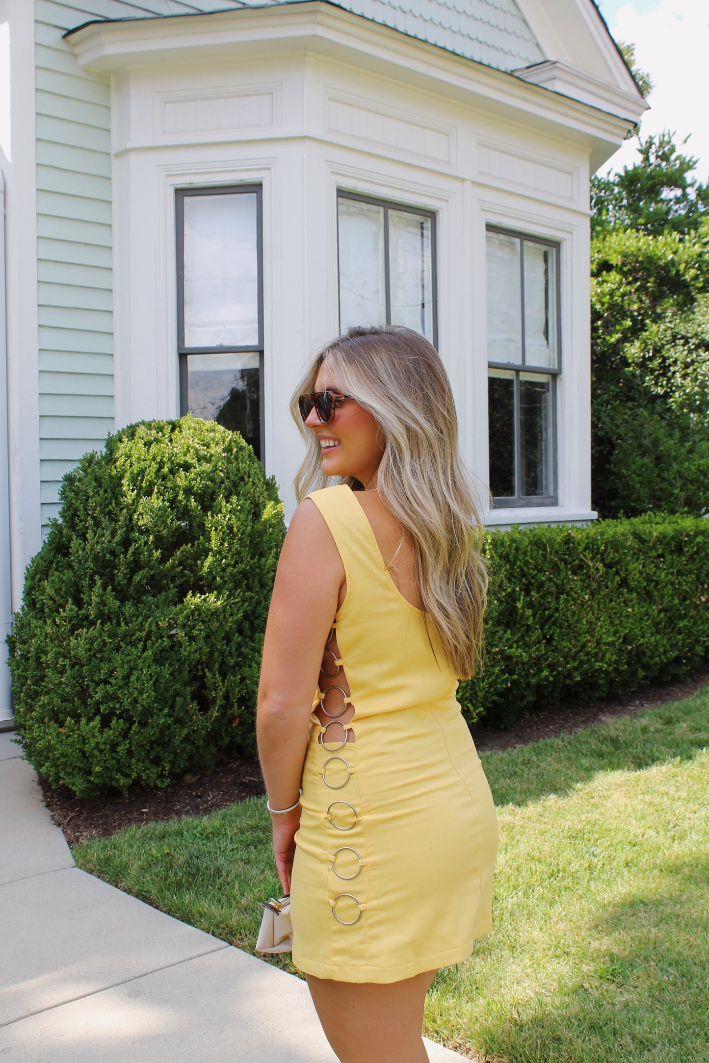 Golden Mini Dress