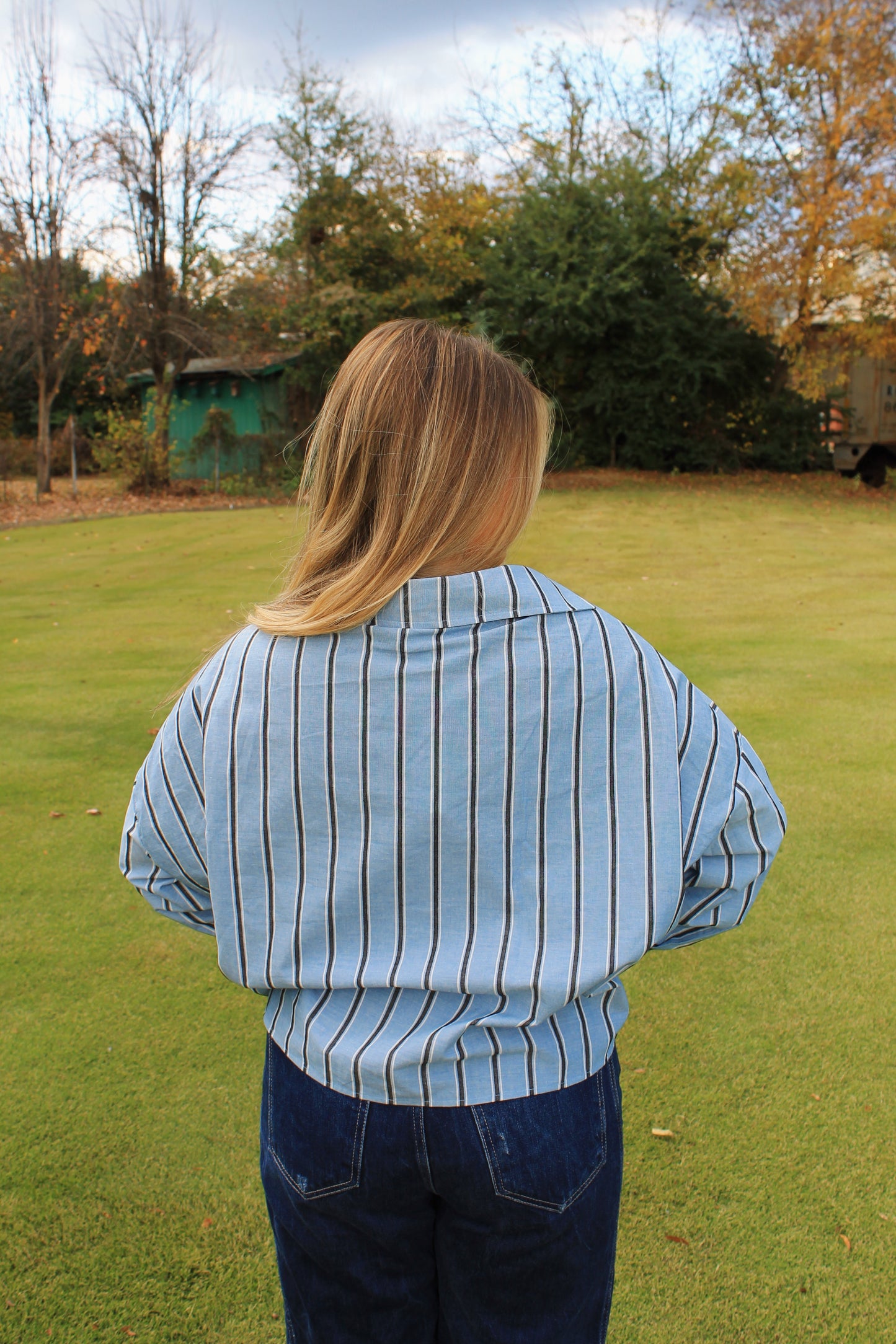 Striped Button Down Top