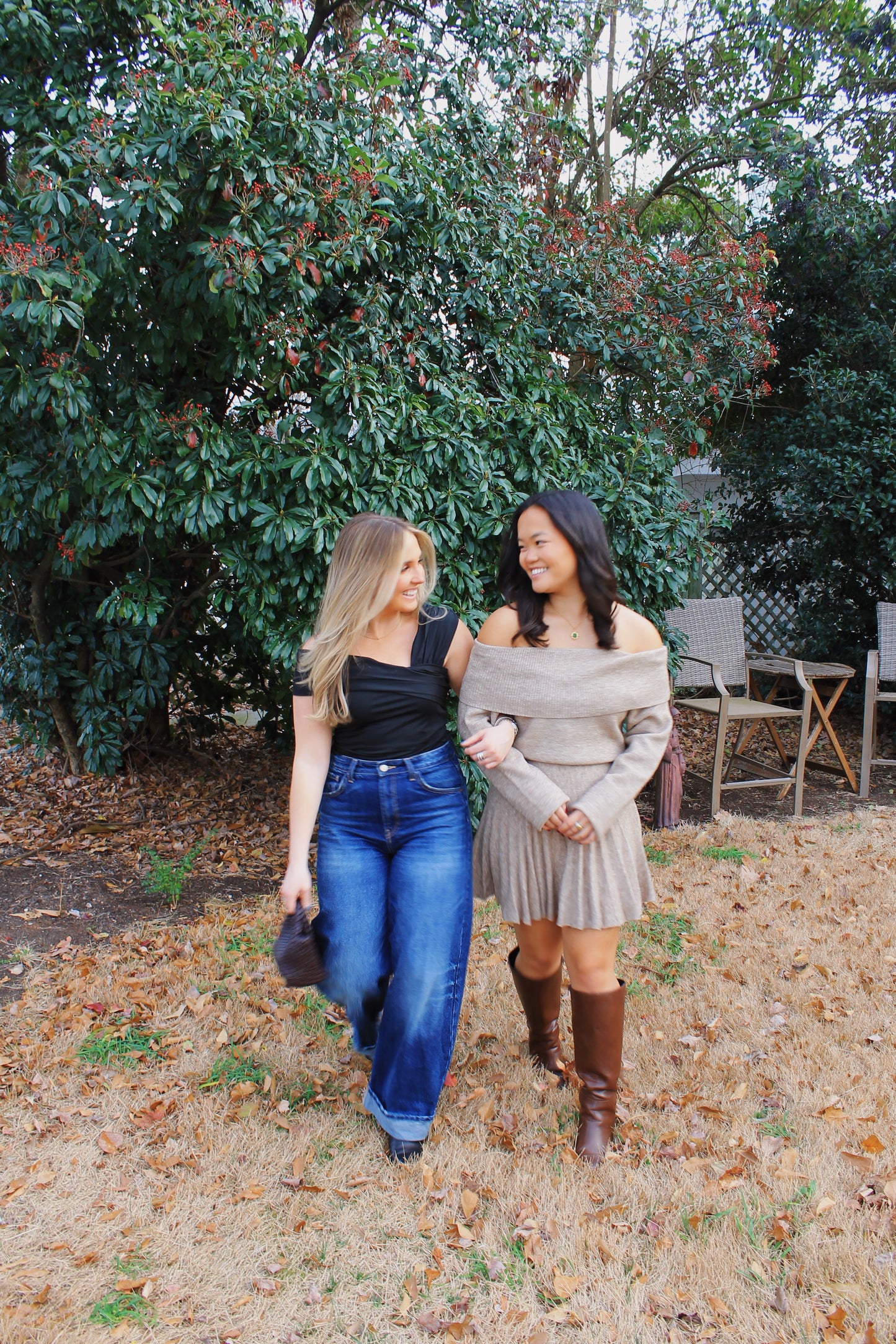 Knit Pleated Mini Dress
