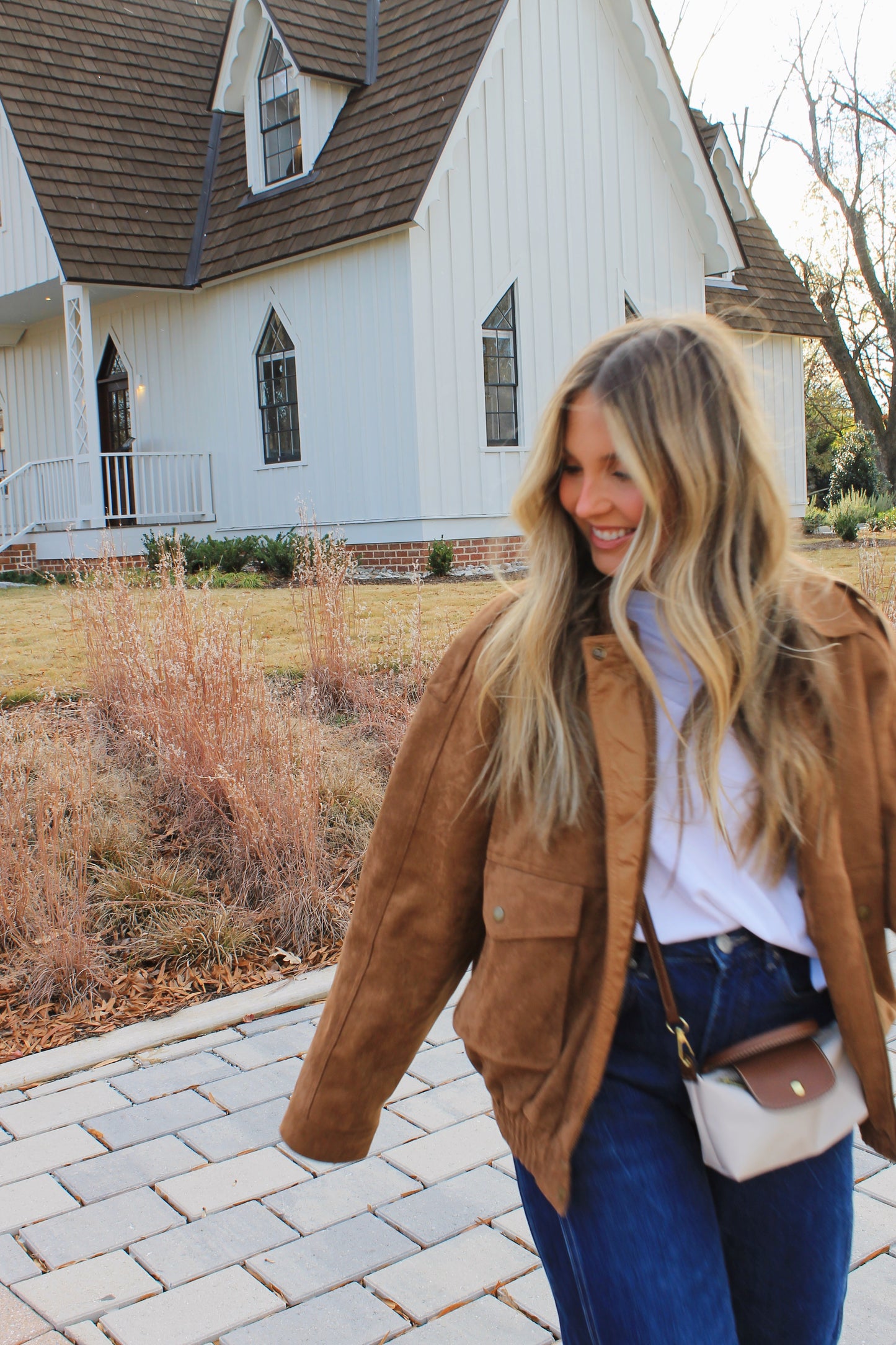 Relaxed Suede Jacket