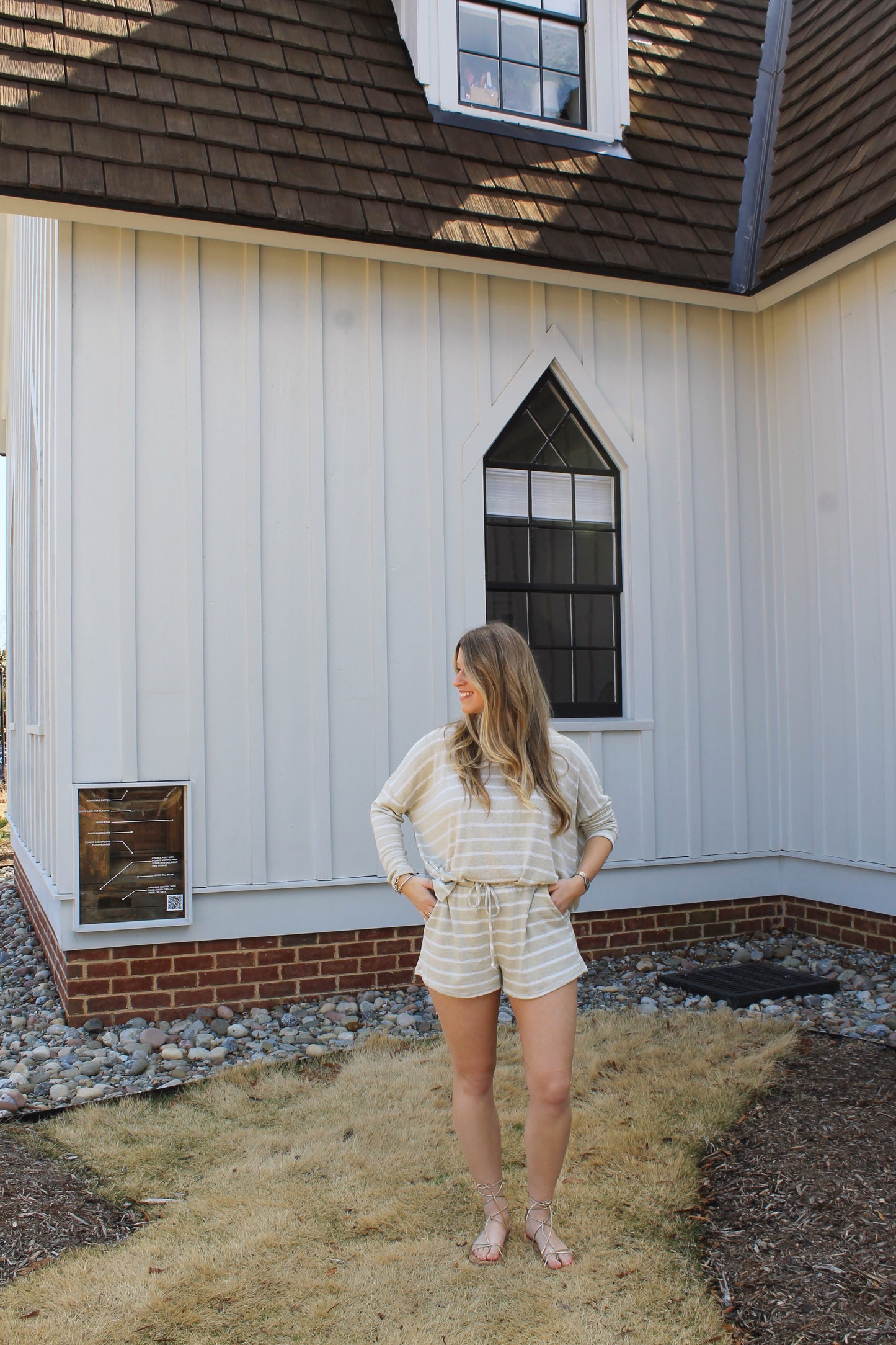 Stripe Knit Short