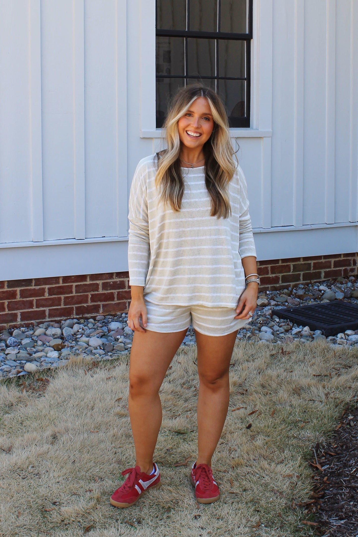 Stripe Knit Top