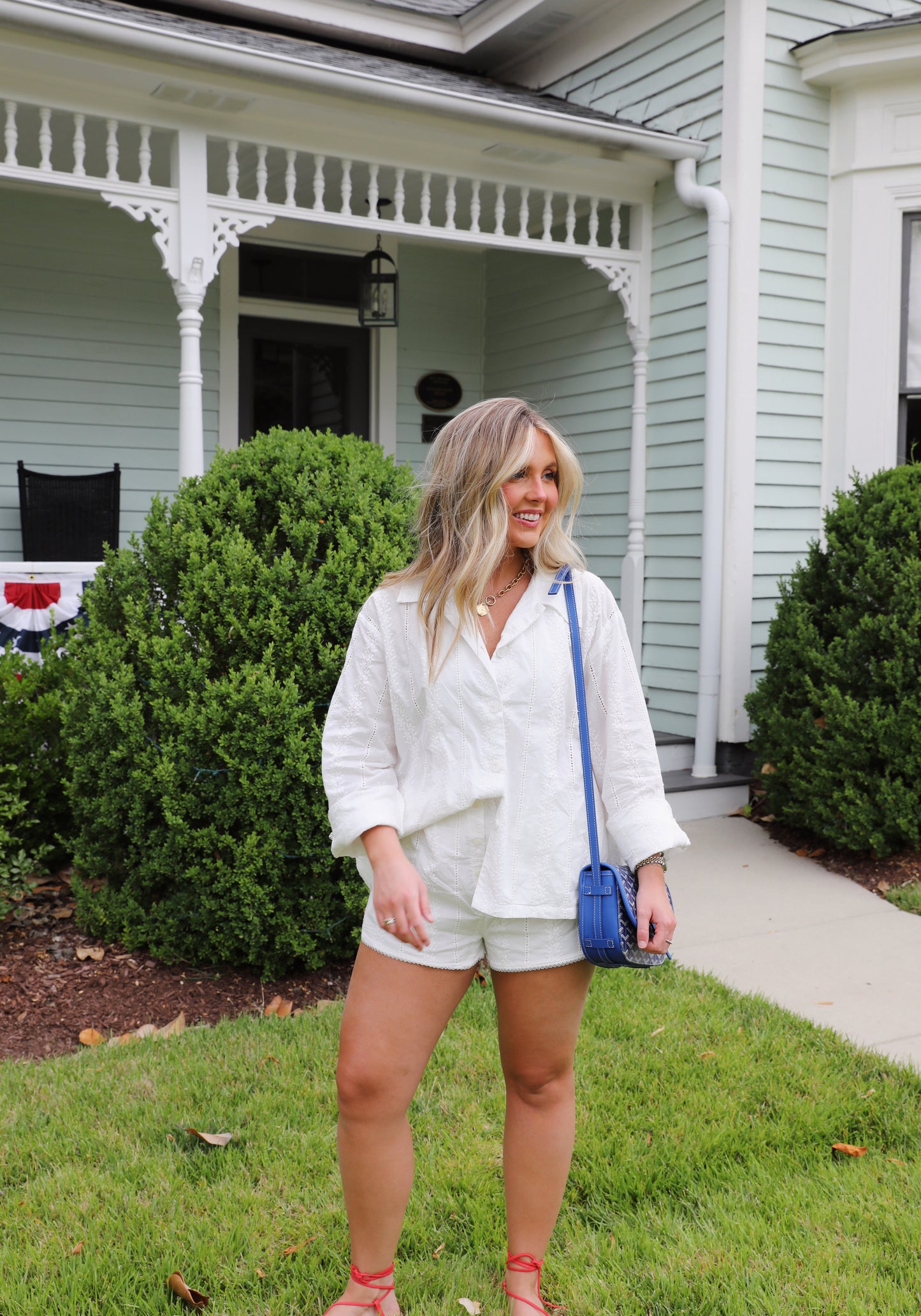Harbor Lace Button Down