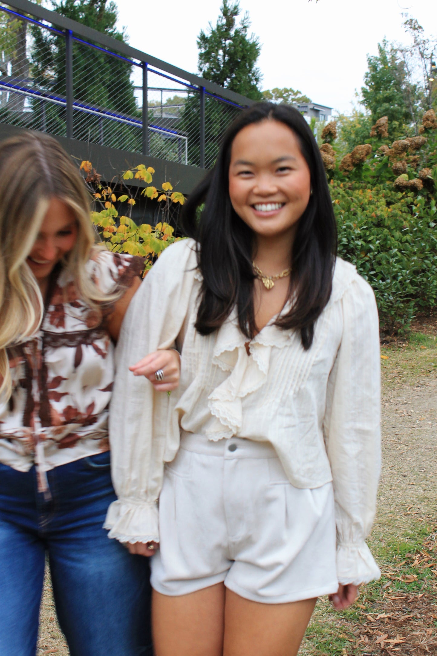 The Ruffle Lace Blouse