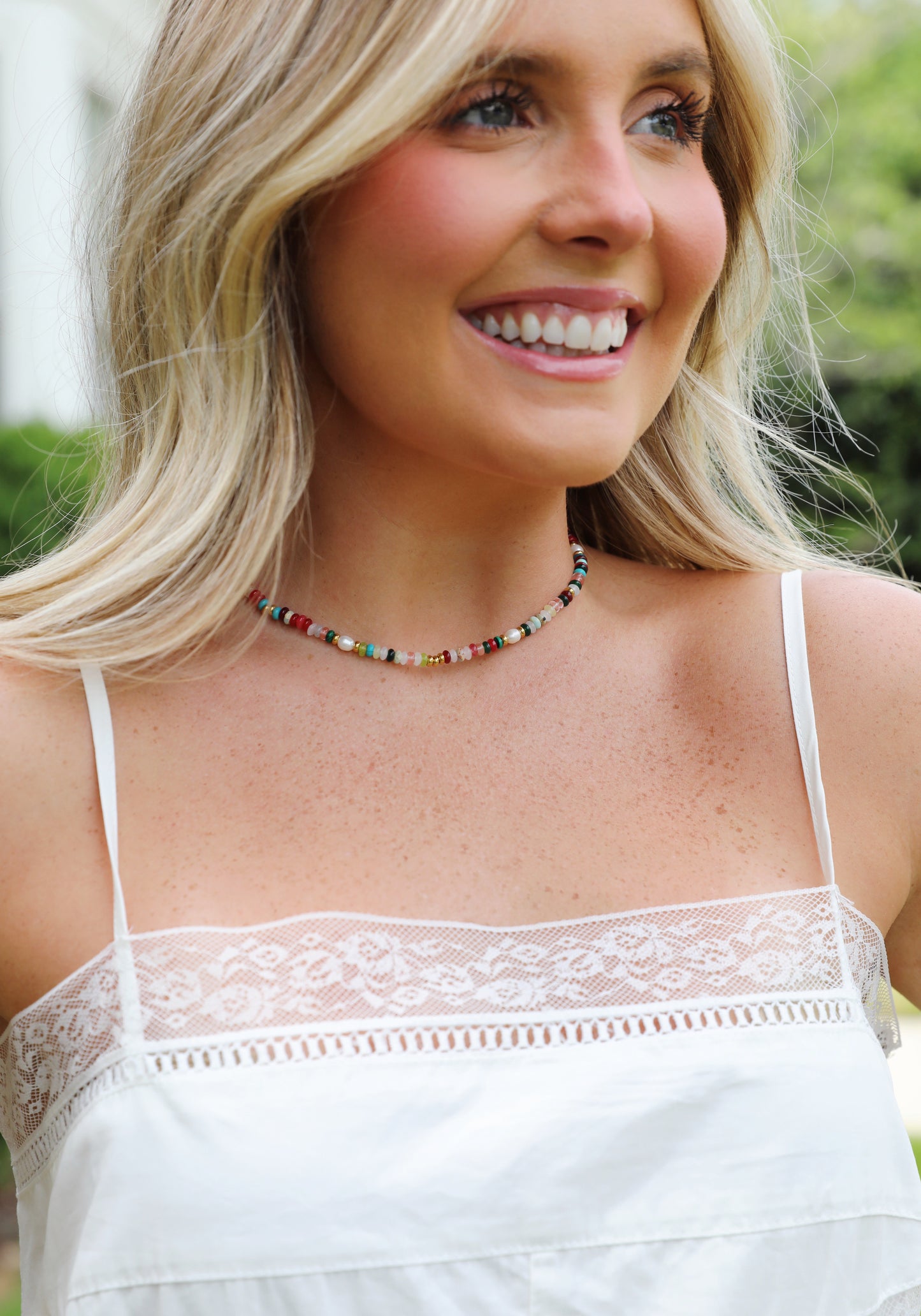 Happy Hour Beaded Necklace