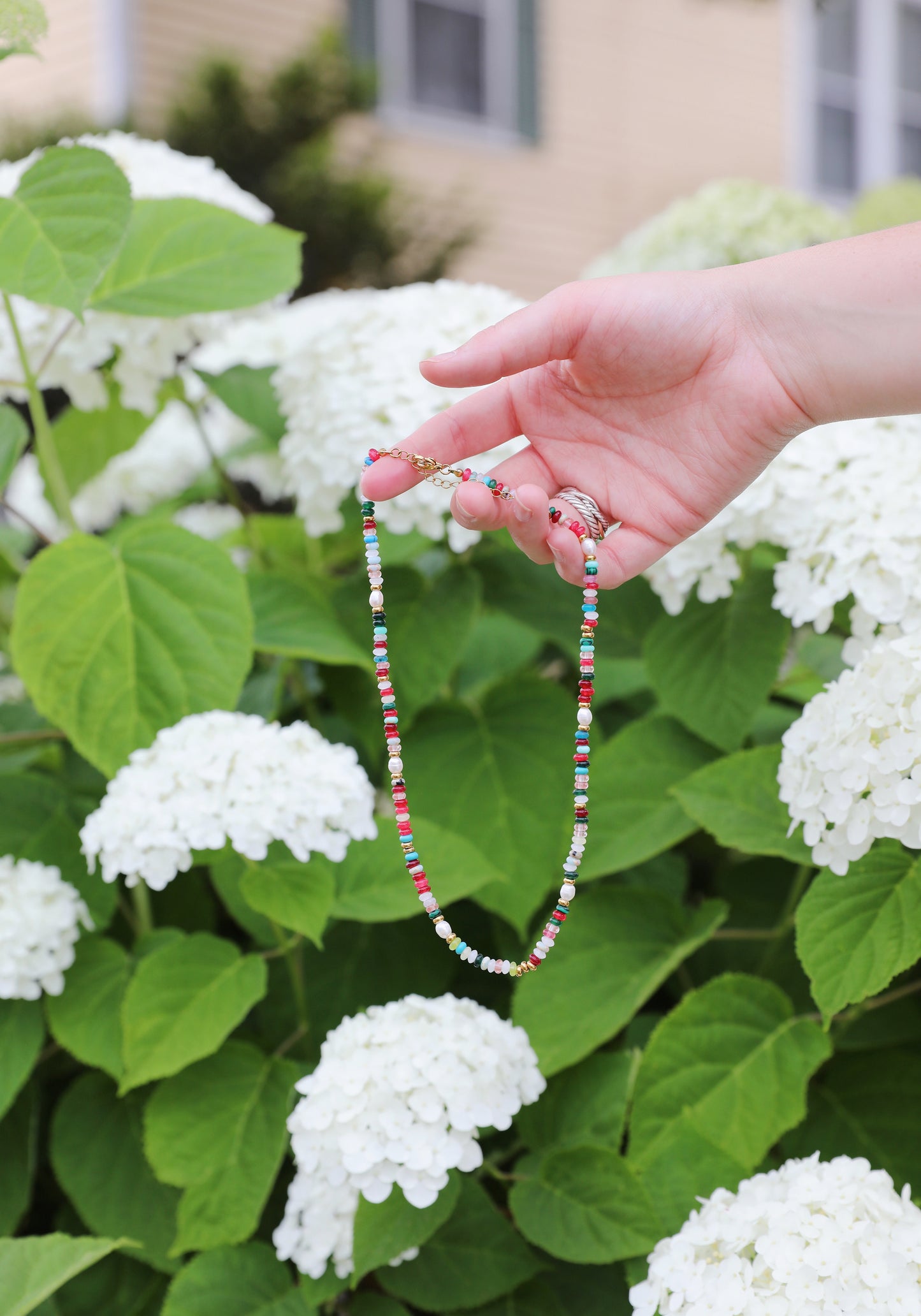 Happy Hour Beaded Necklace