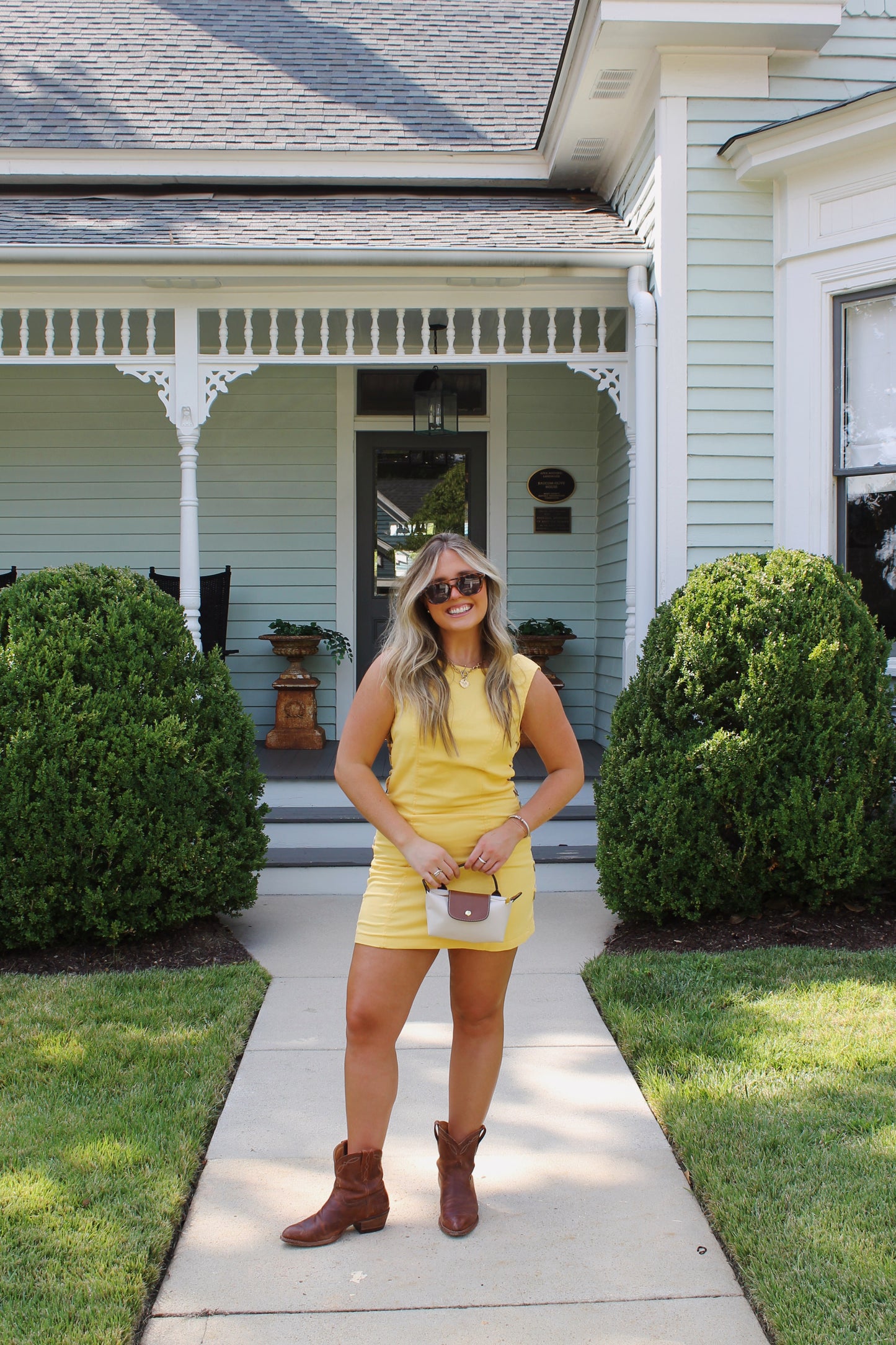 Golden Mini Dress