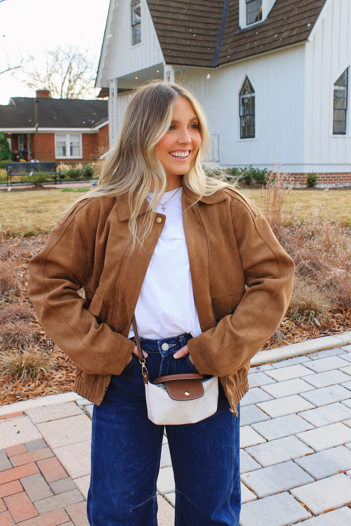 Relaxed Suede Jacket