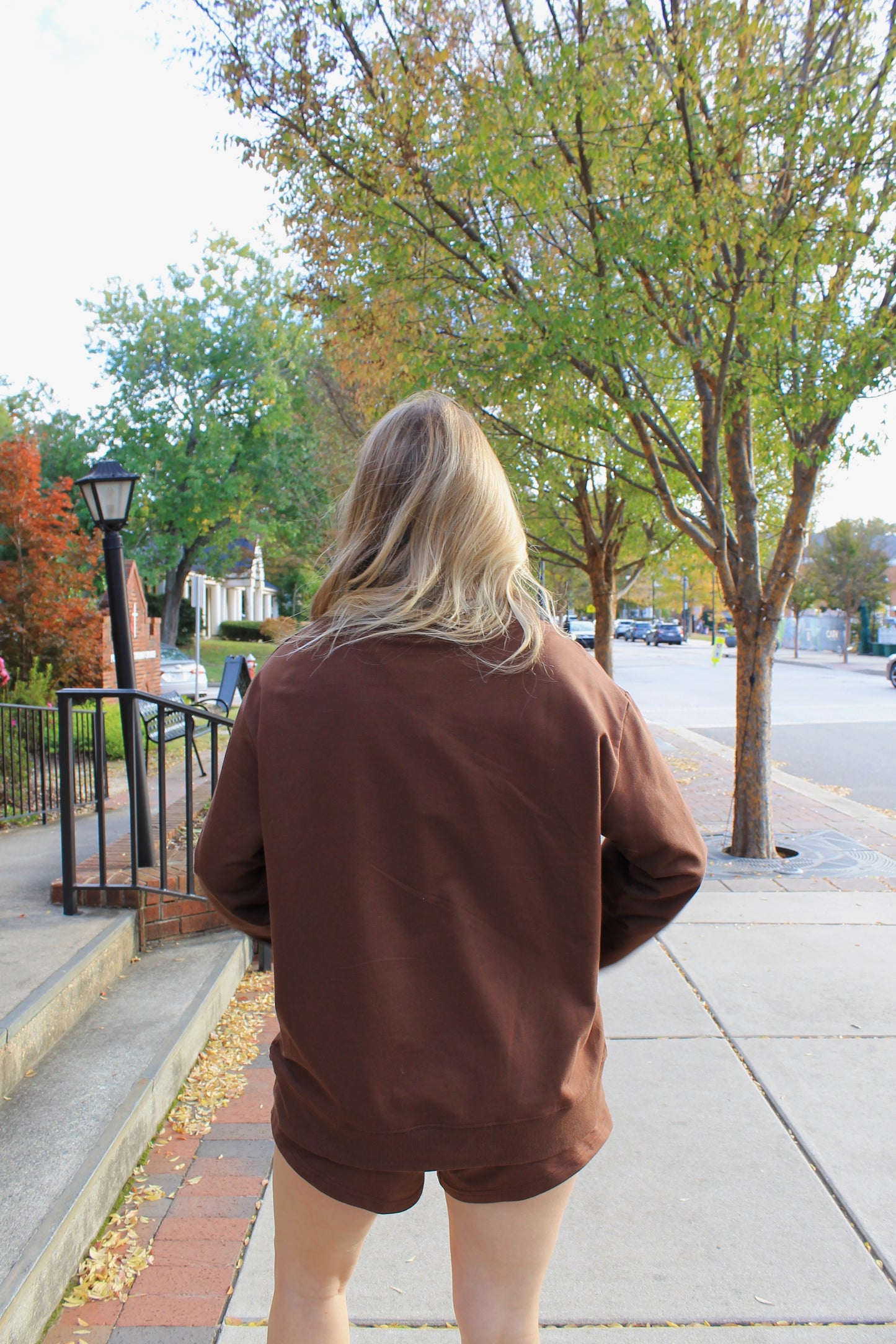 Relaxed Mock Neck - Chocolate