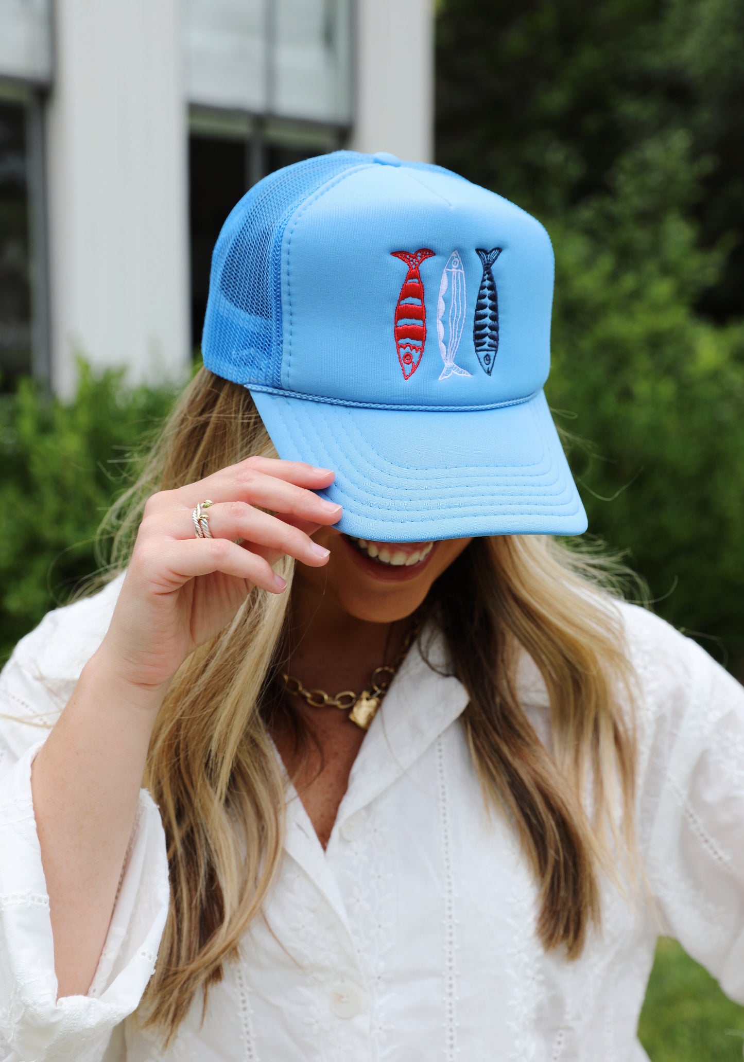 Sardine Hat - red white & blue