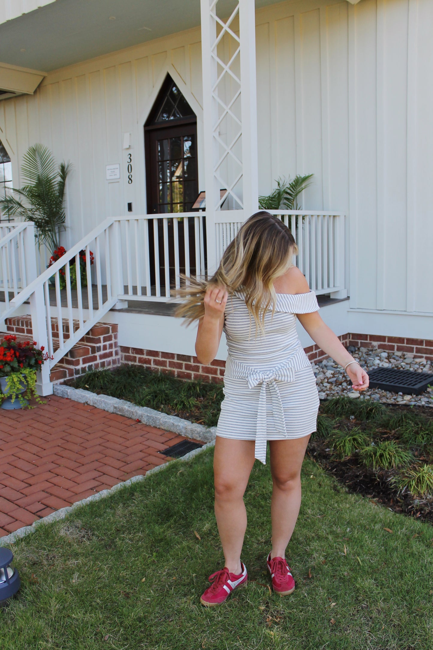 Striped Mini Dress