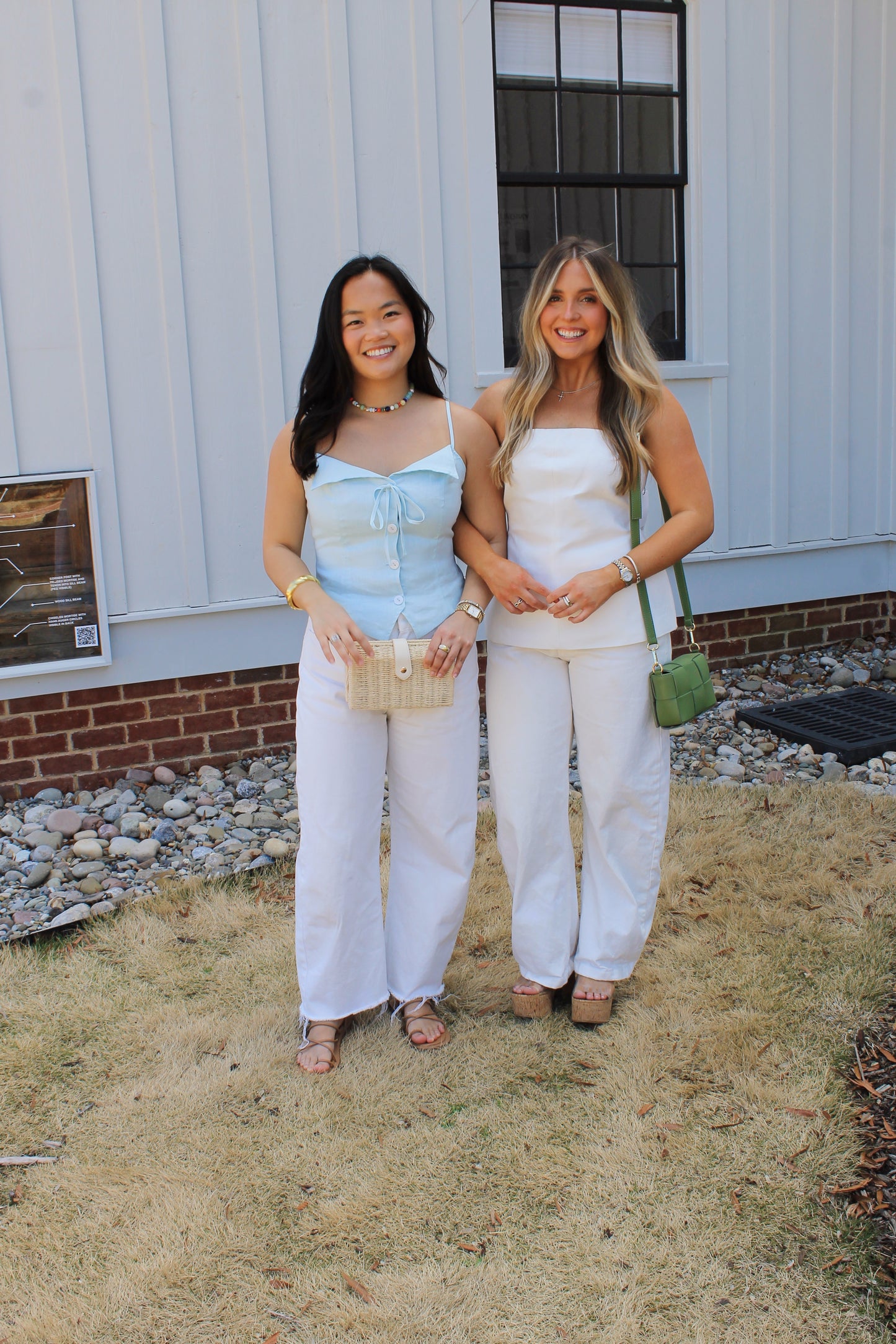 Linen Button Top