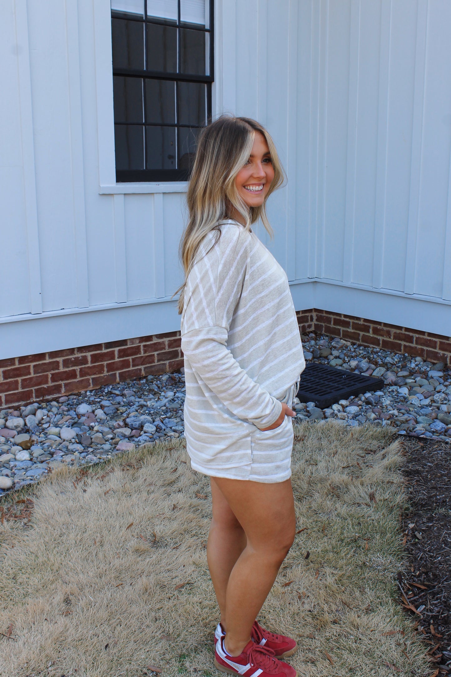 Stripe Knit Top