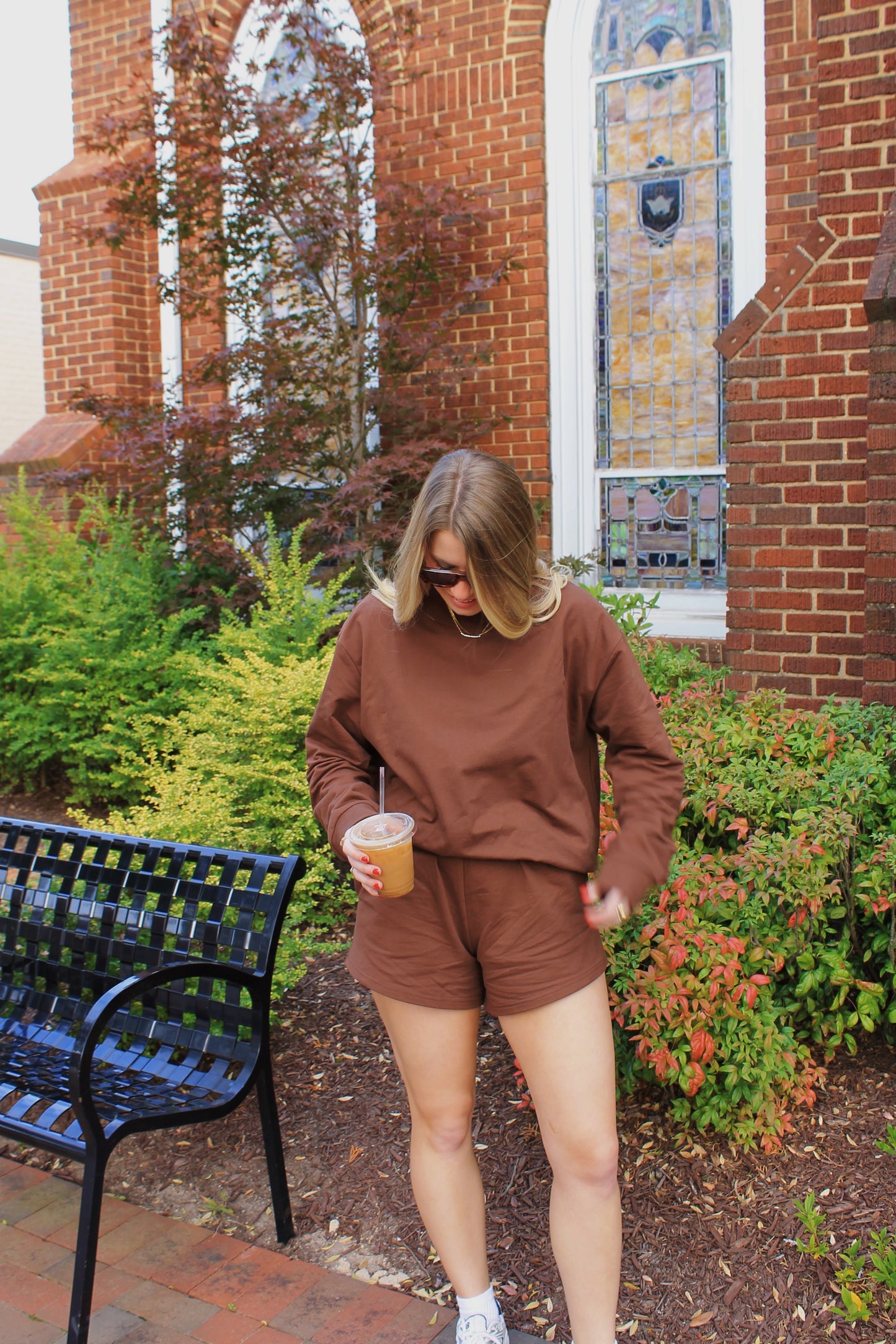 Relaxed Mock Neck - Chocolate