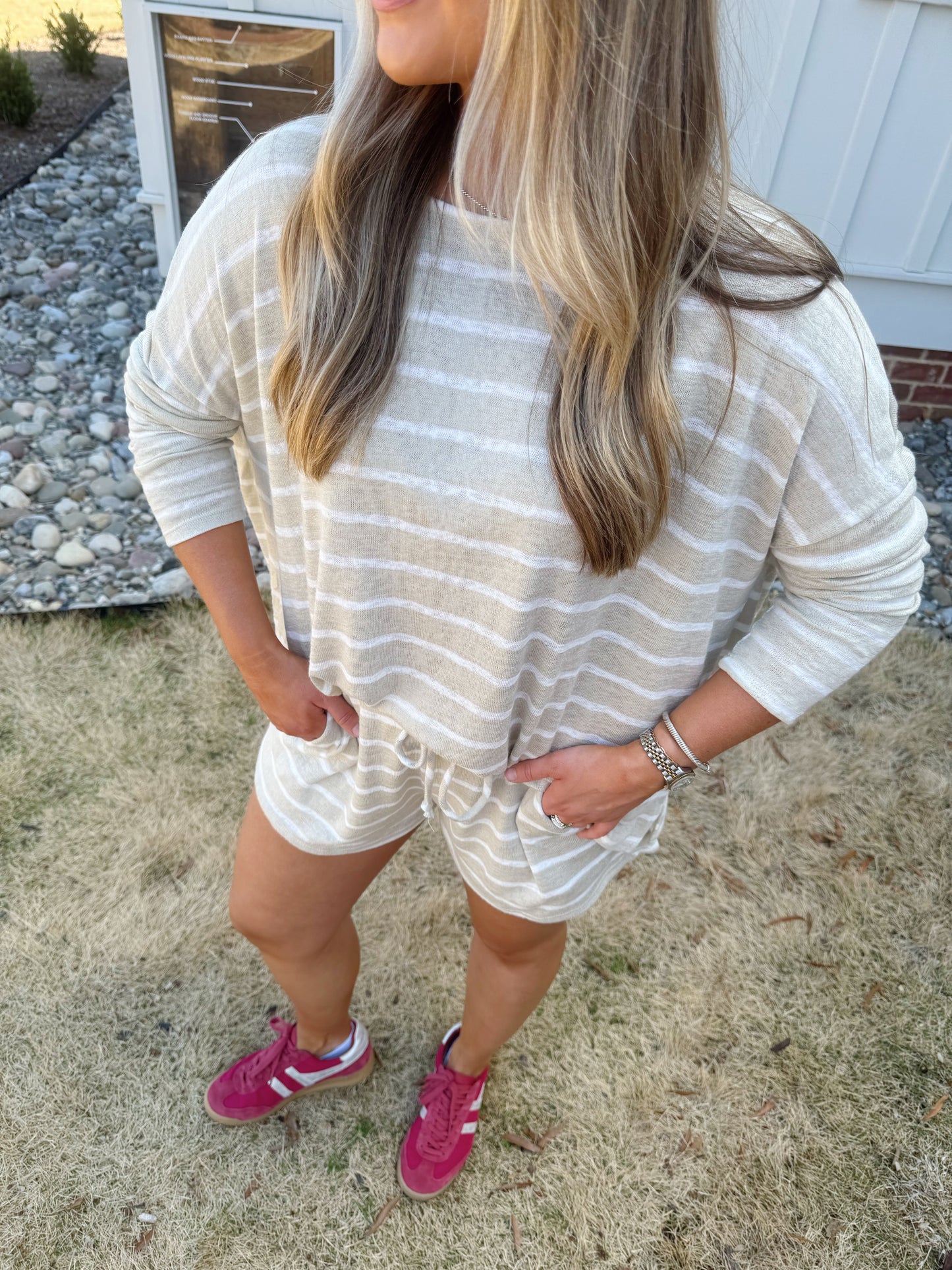 Stripe Knit Top