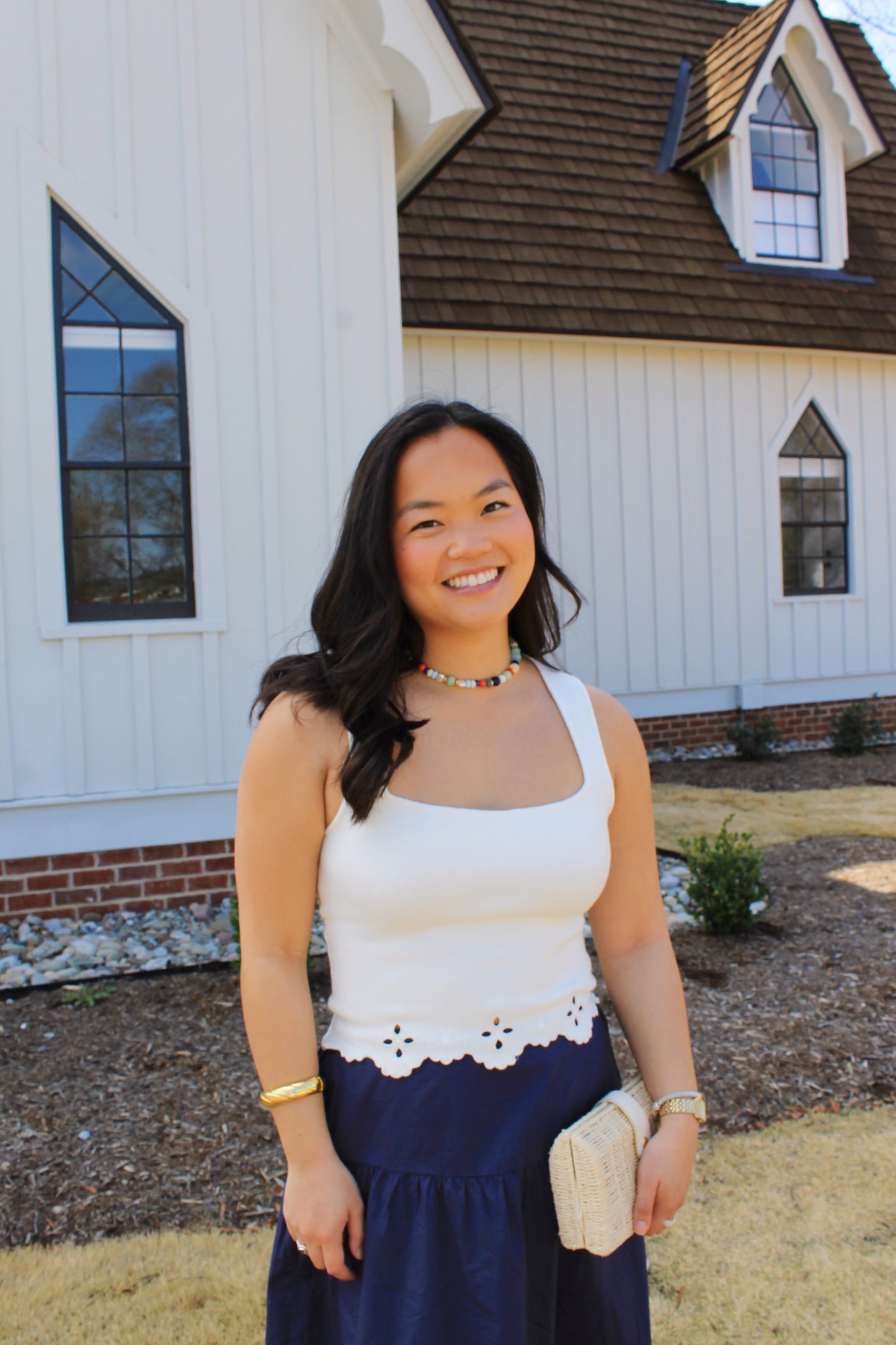 Eyelet Sweater Top