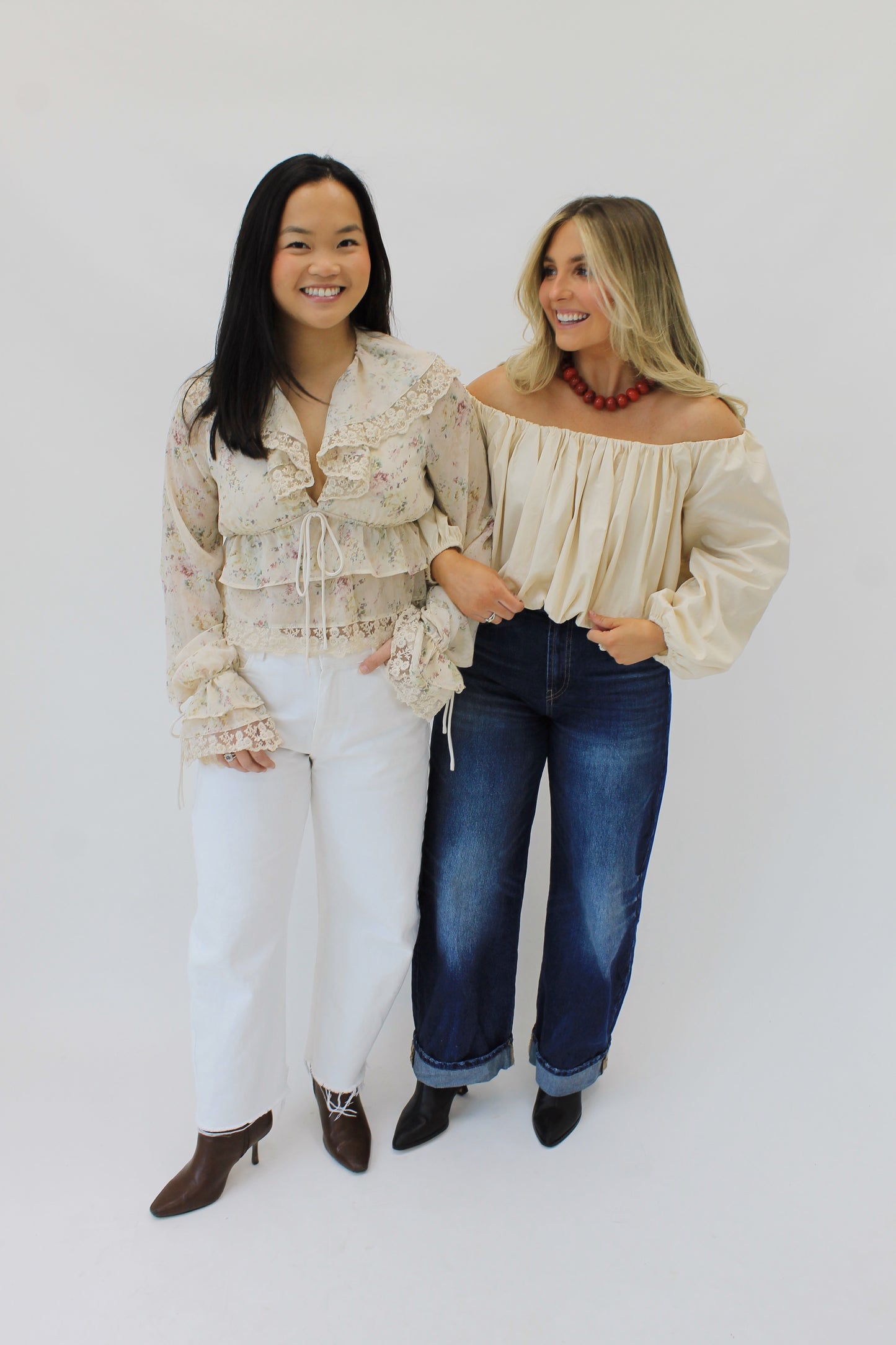 Off Shoulder Bubble Top