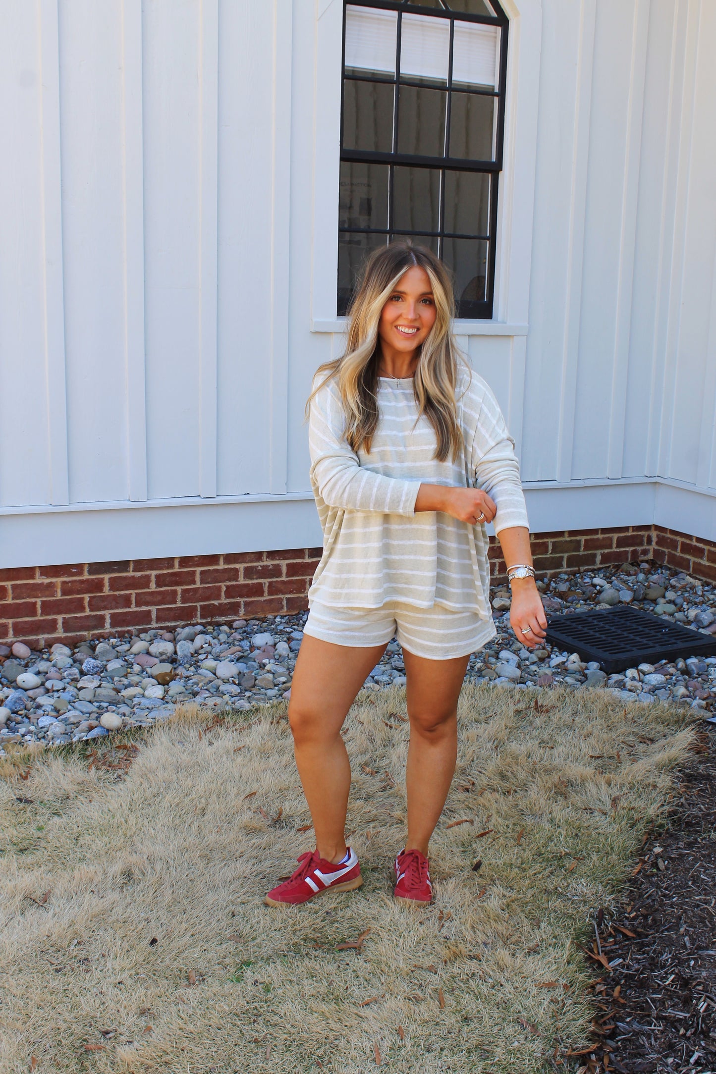 Stripe Knit Top