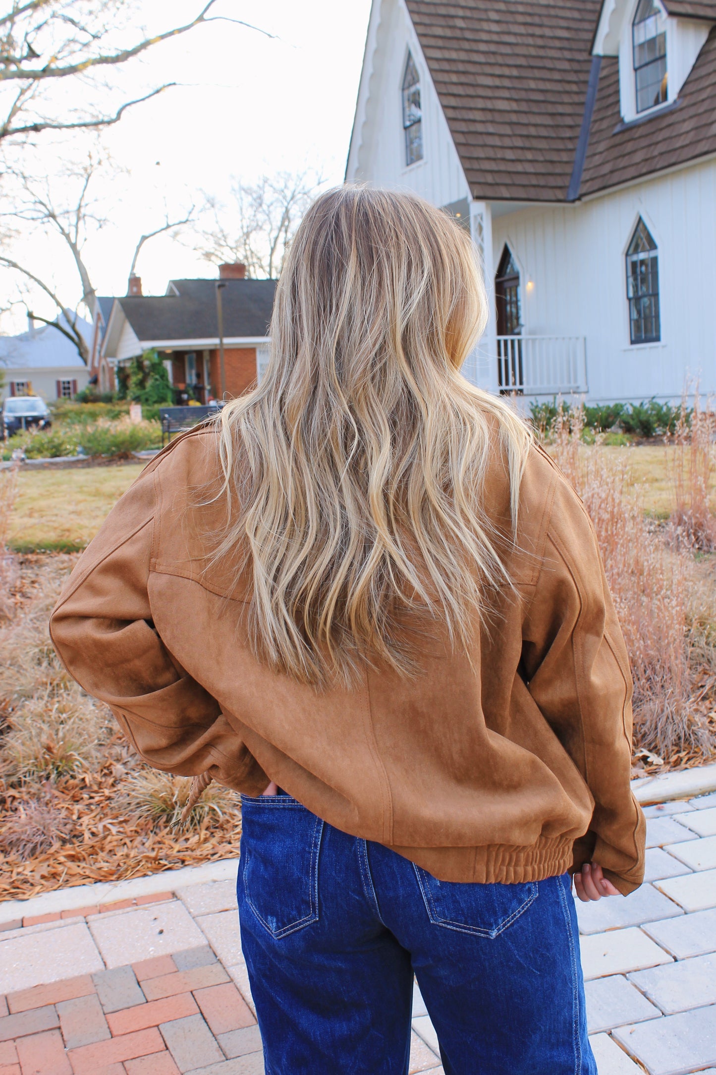 Relaxed Suede Jacket
