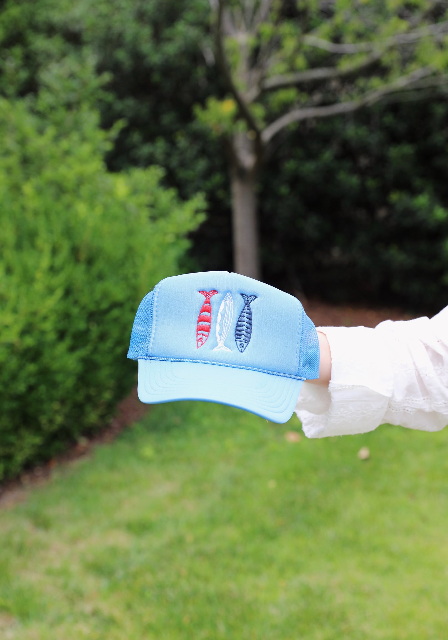 Sardine Hat - red white & blue