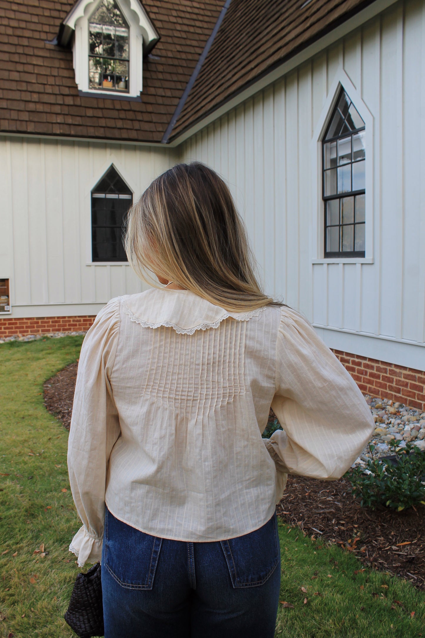 The Ruffle Lace Blouse