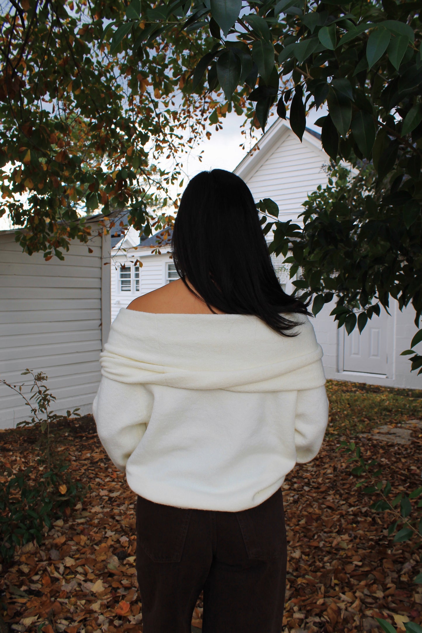 Ivory Knot Sweater