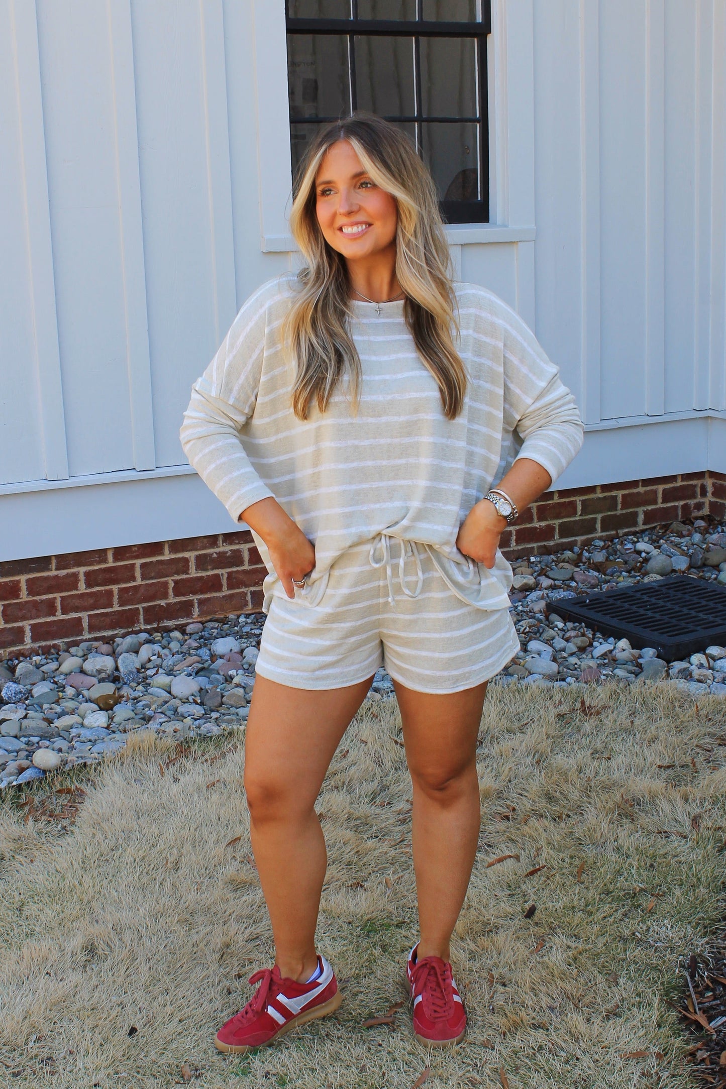 Stripe Knit Top