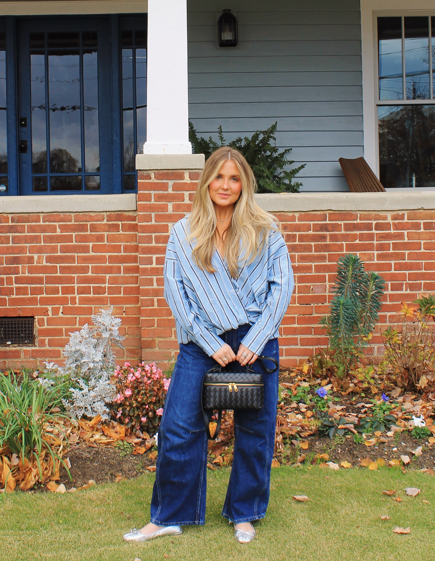 Striped Button Down Top