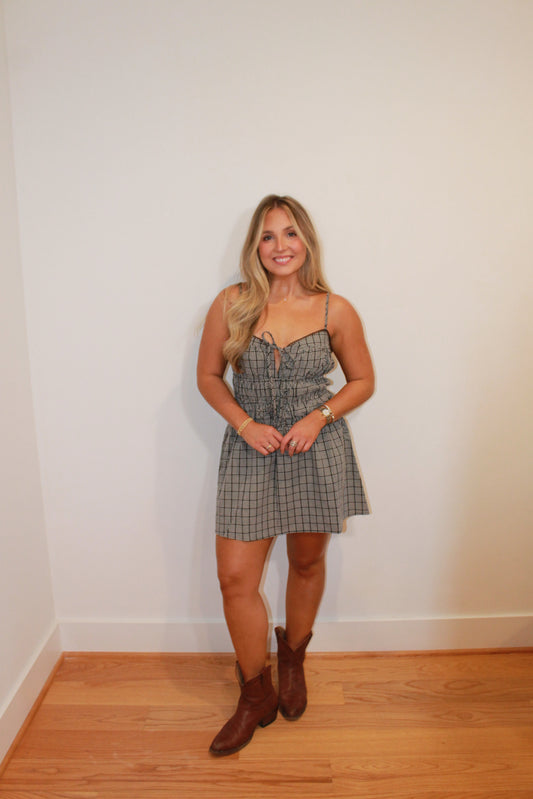 Gingham Mini Dress