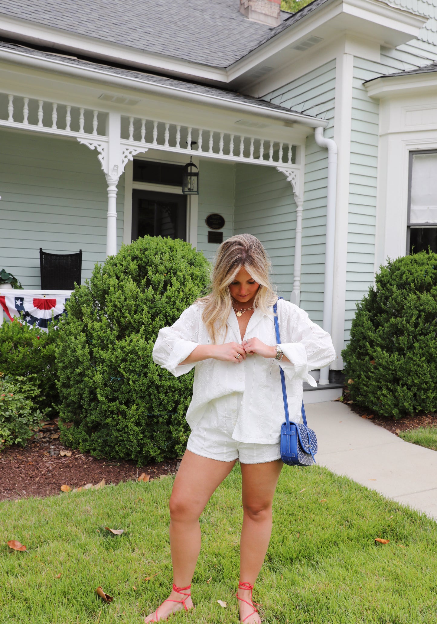 Harbor Lace Button Down