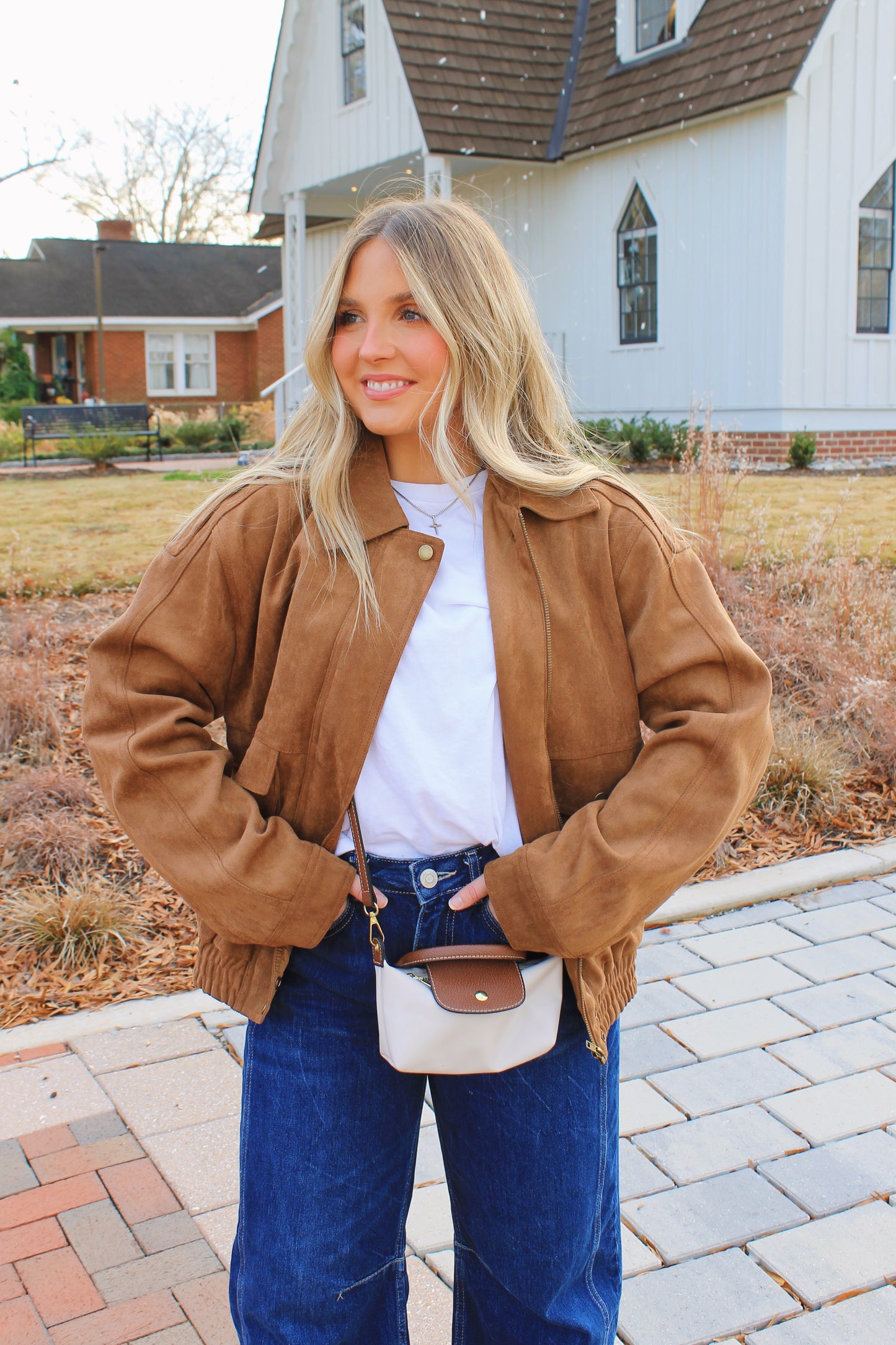 Relaxed Suede Jacket