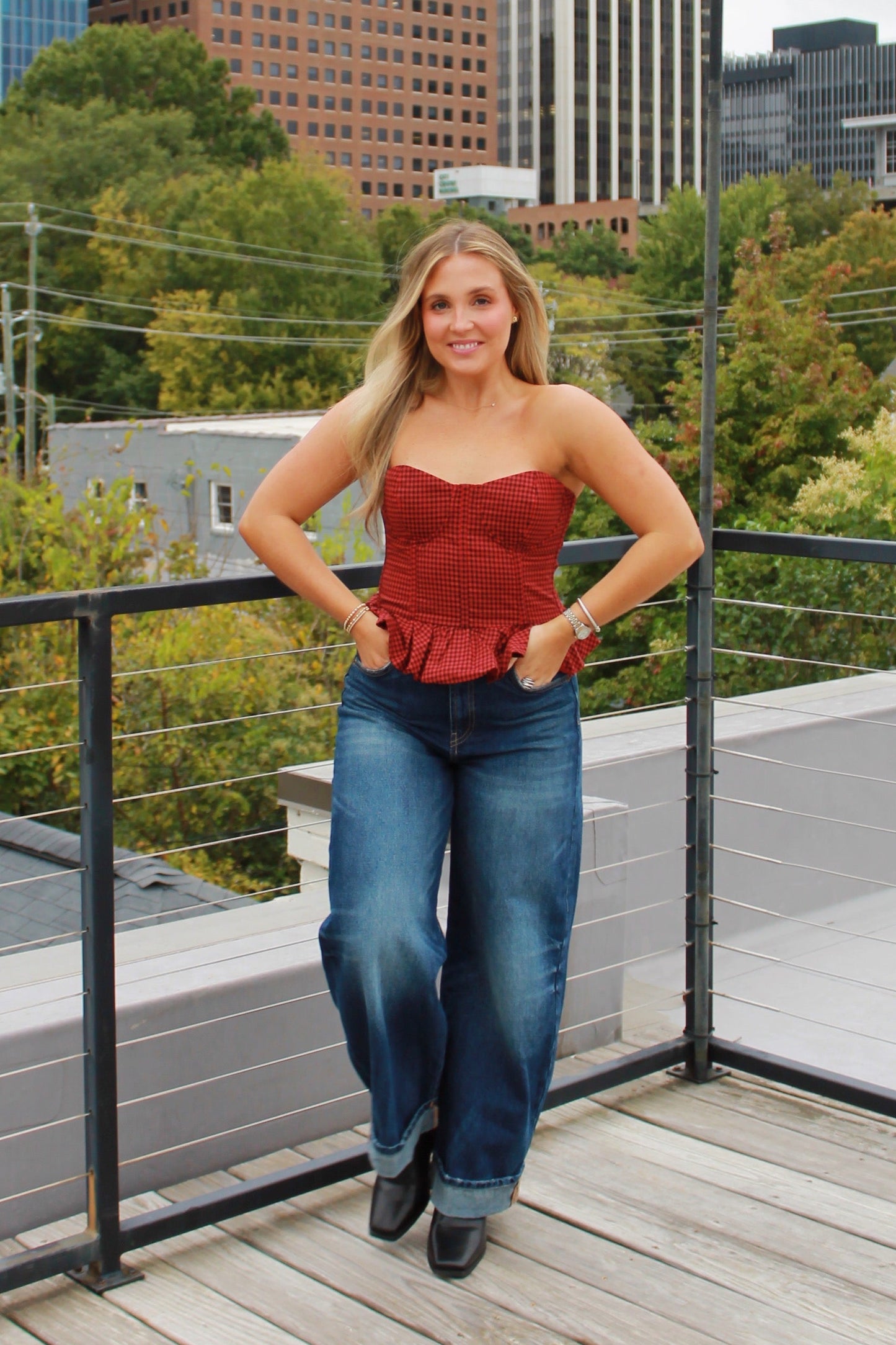 The Corset Top - Red